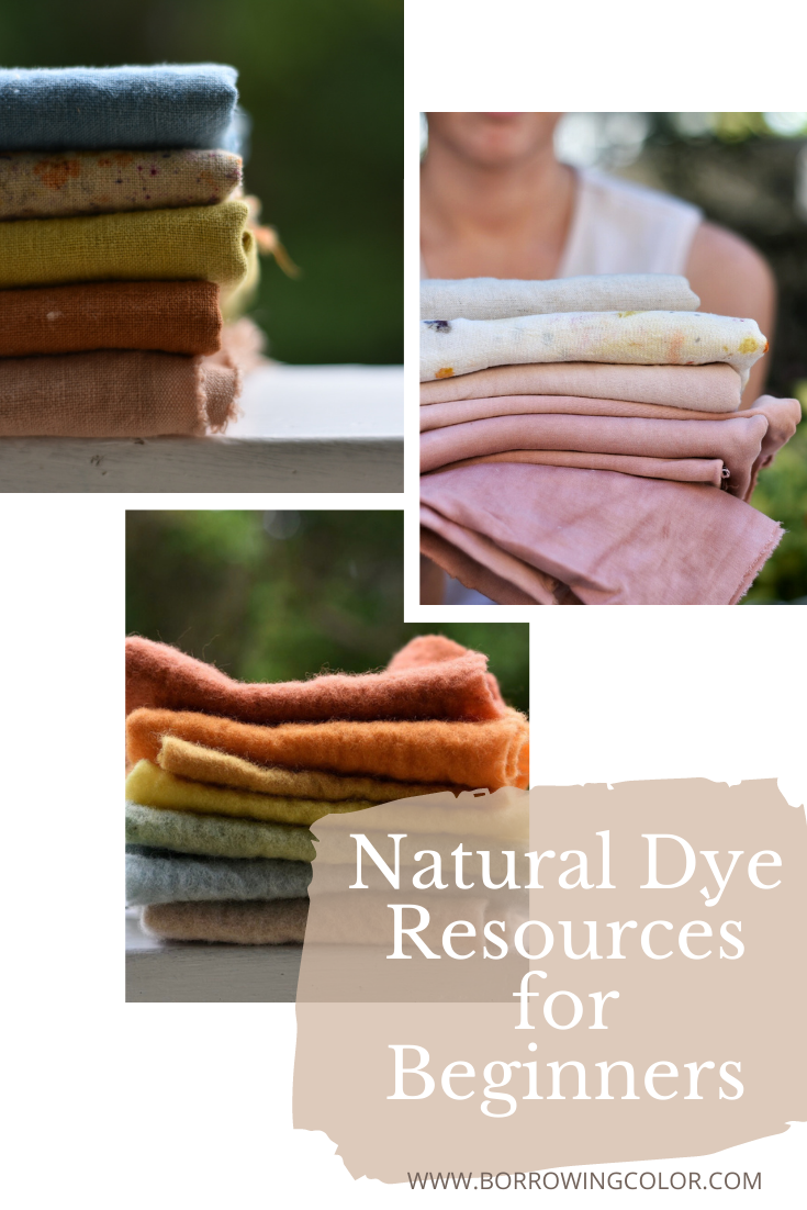 Natural Dye Resources for Beginners
